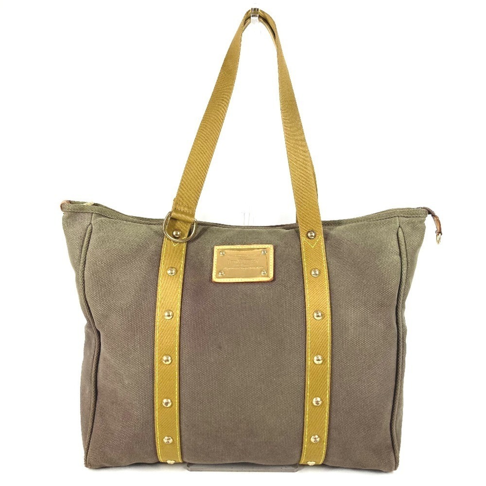 LOUIS VUITTON Authentic Brown Canvas Shoulder Bag